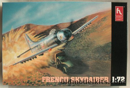 Hobby Craft 1/72 A-1 French Skyraider - Algeria Ec.2/20 Algeria  / Gabon / Chad, HC1368 plastic model kit